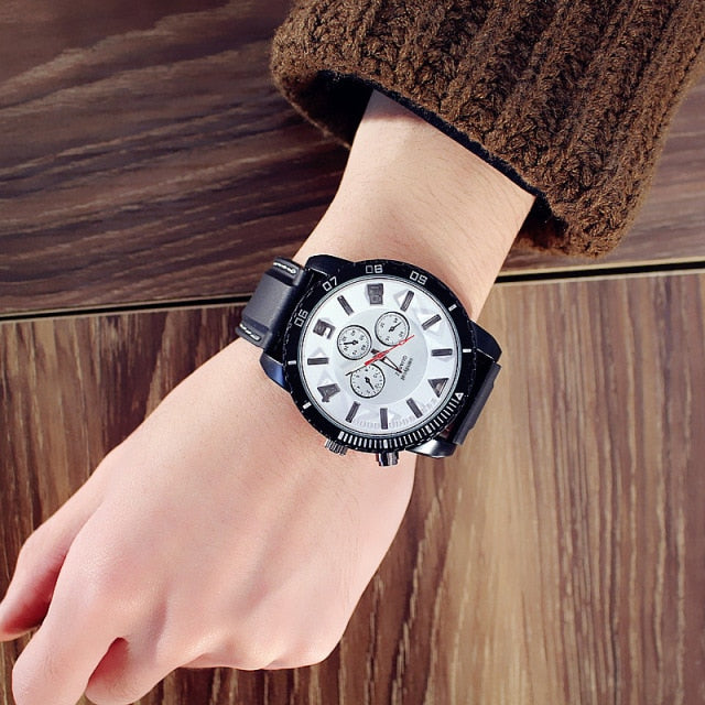 Sport Wristwatch Silicone Fashion - bankshayes40