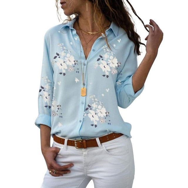 Long Sleeve Women Blouses - bankshayes40