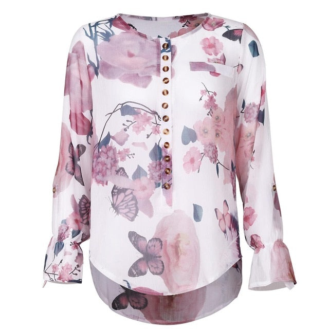 Long Sleeve Women Blouses - bankshayes40