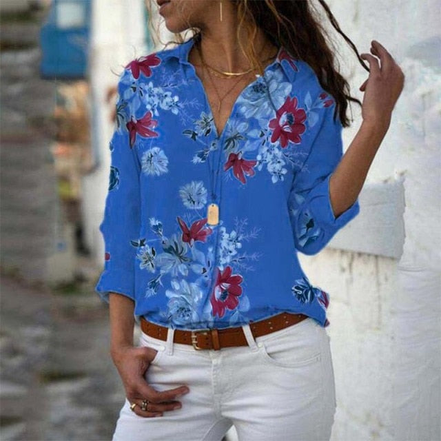 Long Sleeve Women Blouses - bankshayes40