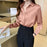 Silk Shirts Women White Shirt Women Long Sleeve - bankshayes40