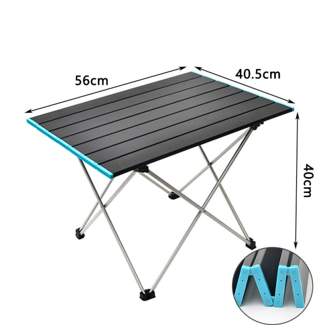 Ultralight Portable Folding Camping Table Foldable Outdoor Dinner Desk