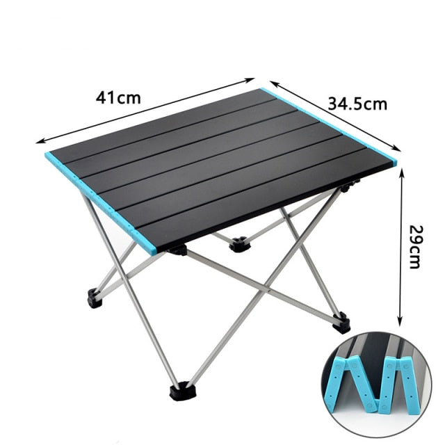Ultralight Portable Folding Camping Table Foldable Outdoor Dinner Desk
