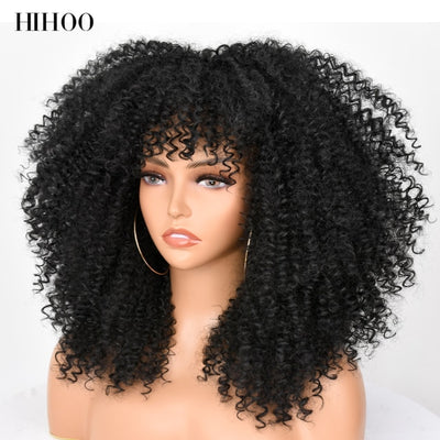 Short Hair Afro Kinky Curly Wig - bankshayes40