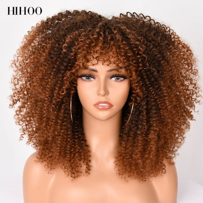 Short Hair Afro Kinky Curly Wig - bankshayes40