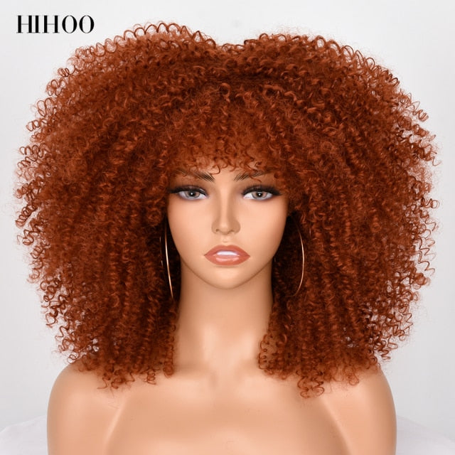Short Hair Afro Kinky Curly Wig - bankshayes40