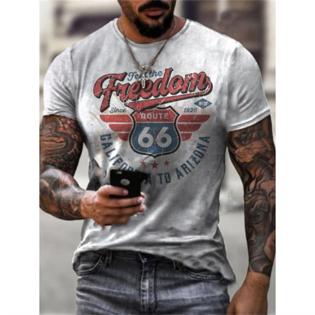 Summer New Mens T Shirts - bankshayes40