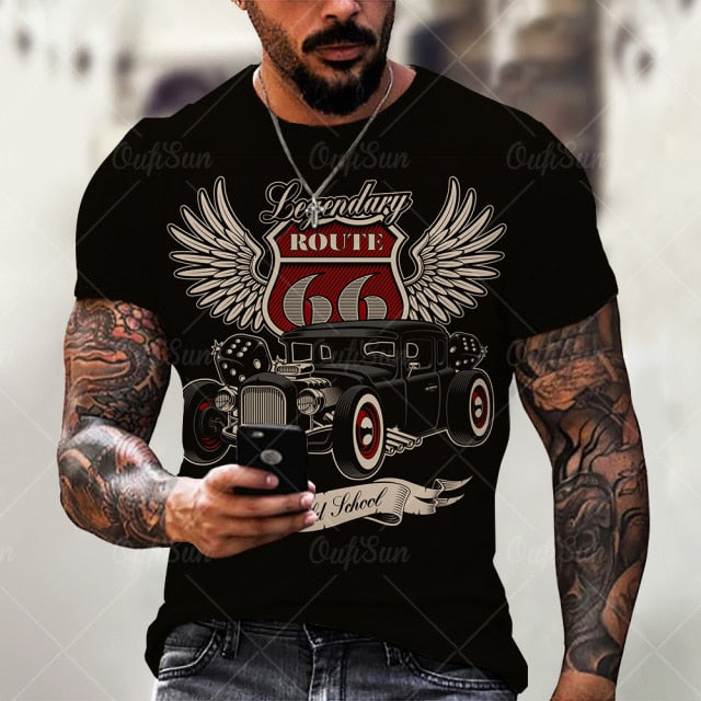 Summer New Mens T Shirts - bankshayes40