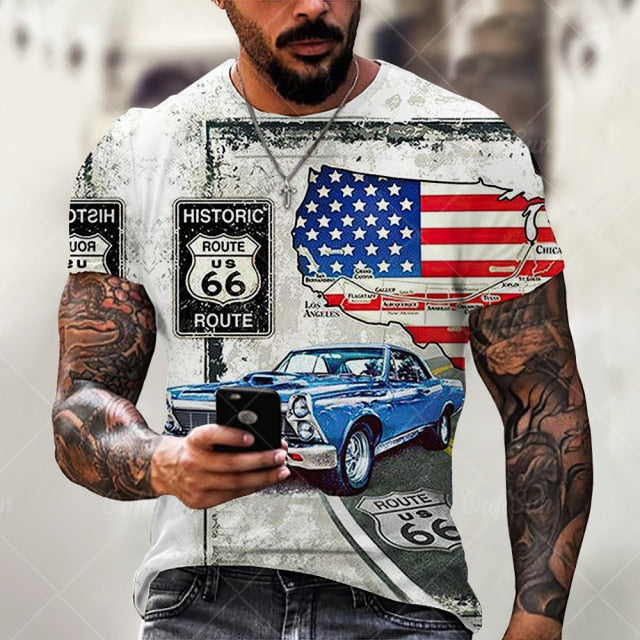 Summer New Mens T Shirts - bankshayes40