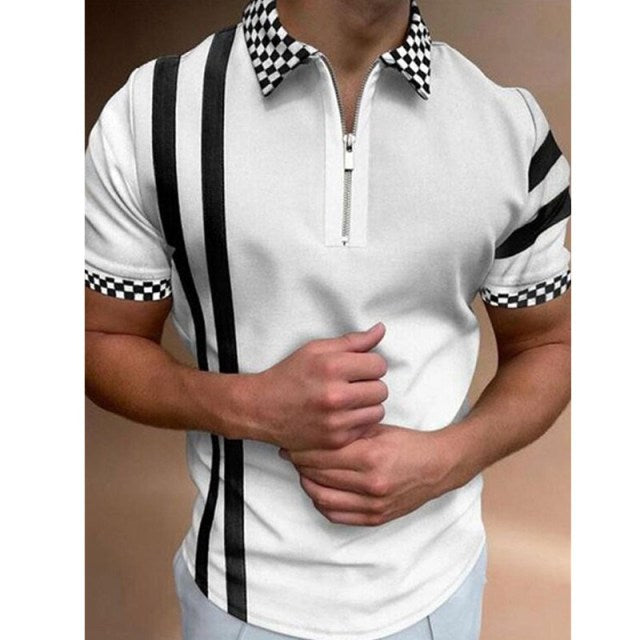 New Summer High Quality Men Polo Shirts - bankshayes40