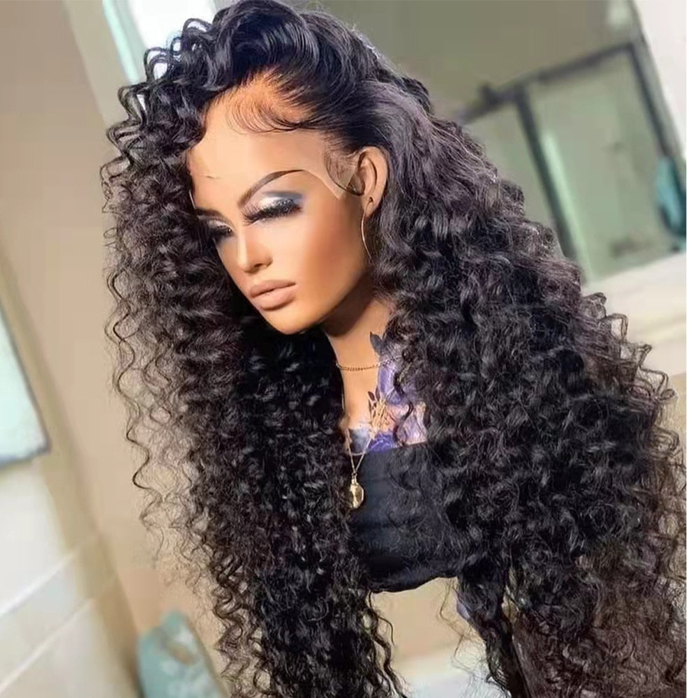 curly human hair women