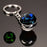 New 12 Constellation key ring Starry Sky Luminous Keychain Time Stone Glass Ball Key Chain Accessories Pendant Key Chain Gifts - bankshayes40