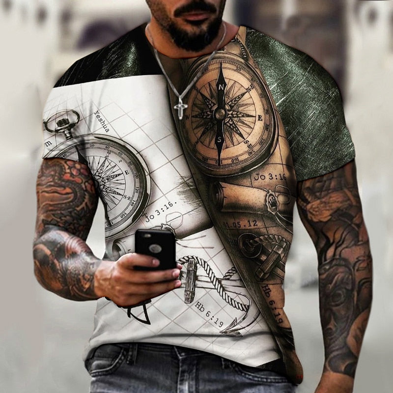 Printing Compass T-shirt