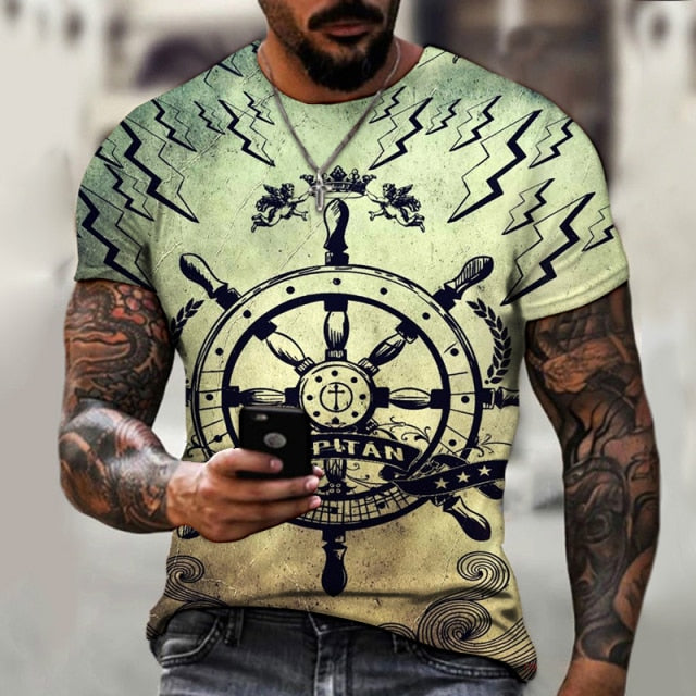 Printing Compass T-shirt - bankshayes40