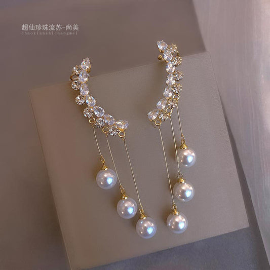 personality fashion design zircon earrings for women