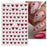 Nail Stickers Black Heart Love - bankshayes40