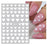 Nail Stickers Black Heart Love - bankshayes40