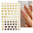 Nail Stickers Black Heart Love - bankshayes40