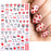 Nail Stickers Black Heart Love - bankshayes40