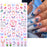 Nail Stickers Black Heart Love - bankshayes40