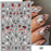Nail Stickers Black Heart Love - bankshayes40