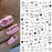 Nail Stickers Black Heart Love - bankshayes40