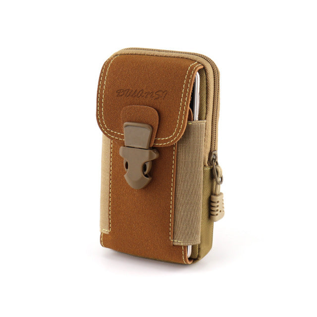 Universal Canvas Waterproof Mobile Phone Bag For Samsung/iPhone/Huawei/HTC/LG/Xiaomi Wallet Case Belt Pouch Coin Purse Cover - bankshayes40