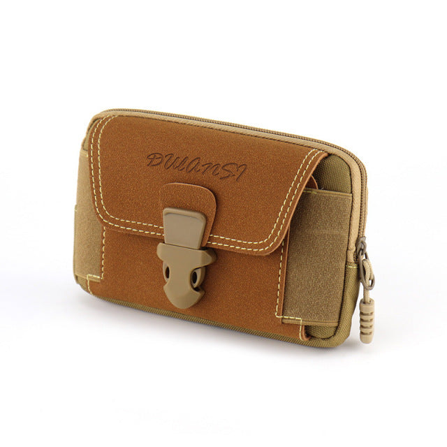Universal Canvas Waterproof Mobile Phone Bag For Samsung/iPhone/Huawei/HTC/LG/Xiaomi Wallet Case Belt Pouch Coin Purse Cover - bankshayes40