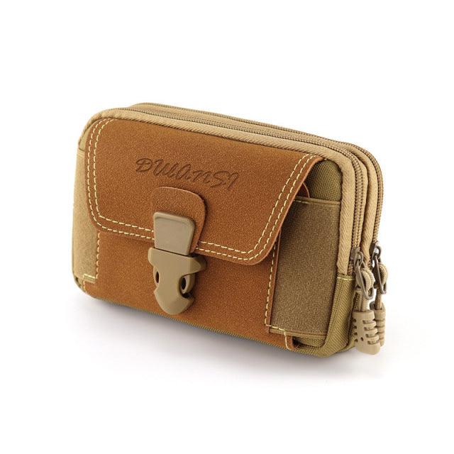 Universal Canvas Waterproof Mobile Phone Bag For Samsung/iPhone/Huawei/HTC/LG/Xiaomi Wallet Case Belt Pouch Coin Purse Cover - bankshayes40