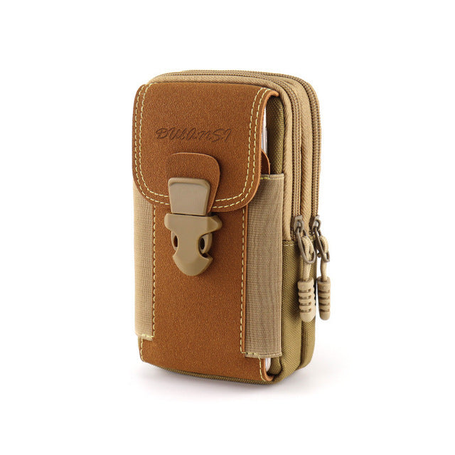 Universal Canvas Waterproof Mobile Phone Bag For Samsung/iPhone/Huawei/HTC/LG/Xiaomi Wallet Case Belt Pouch Coin Purse Cover - bankshayes40