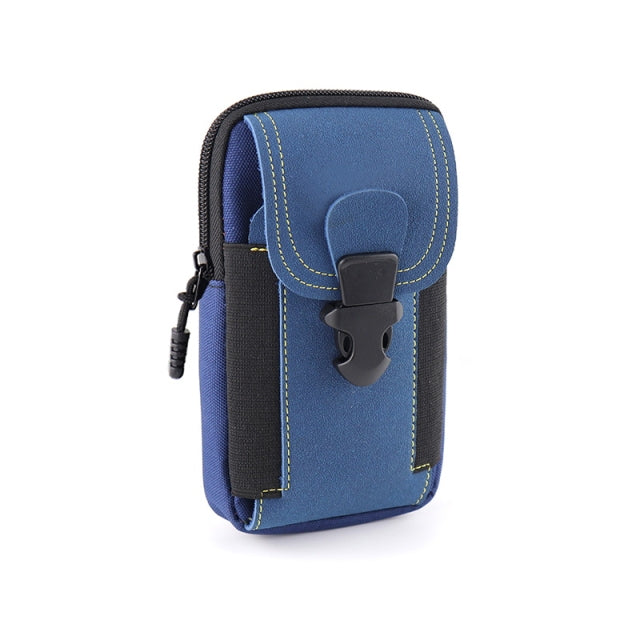 Universal Canvas Waterproof Mobile Phone Bag For Samsung/iPhone/Huawei/HTC/LG/Xiaomi Wallet Case Belt Pouch Coin Purse Cover - bankshayes40