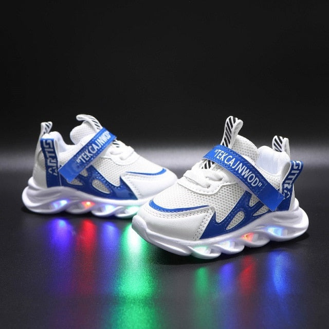 Size 21-30 New LED Children Glowing Shoes - bankshayes40