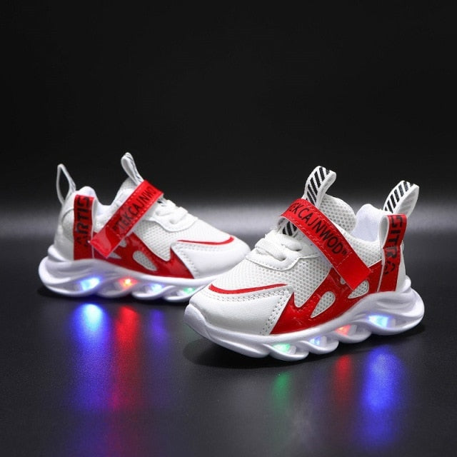 Size 21-30 New LED Children Glowing Shoes - bankshayes40