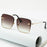 Lady Oversize Rimless Square Bee Sunglasses - bankshayes40
