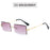 Fashion Small Rectangle Sunglasses - bankshayes40