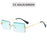 Fashion Small Rectangle Sunglasses - bankshayes40