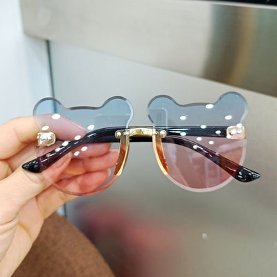 Kids Sunglasses Bear Shape Children Glasses Trendy Girls Boys Sun Glasses Cartoon  Eyeglasses Shades Driver Goggles Anti-glare - bankshayes40