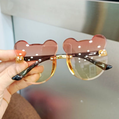 Kids Sunglasses Bear Shape Children Glasses Trendy Girls Boys Sun Glasses Cartoon  Eyeglasses Shades Driver Goggles Anti-glare - bankshayes40