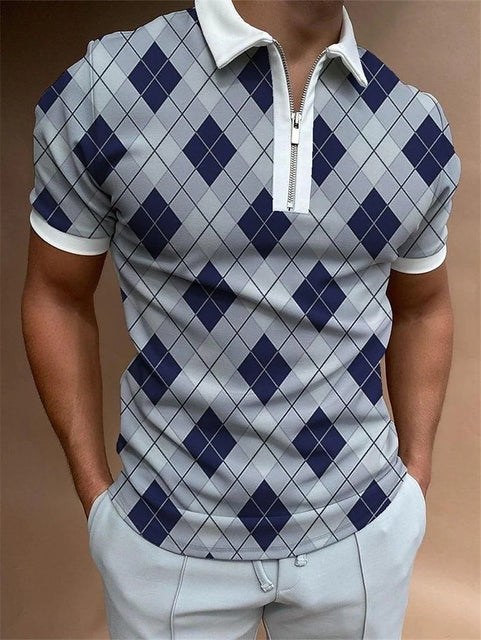 New Summer High Quality Men Polo Shirts - bankshayes40