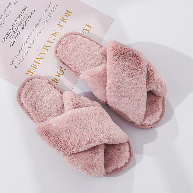 Faux Fur Fashion Warm Shoes - bankshayes40