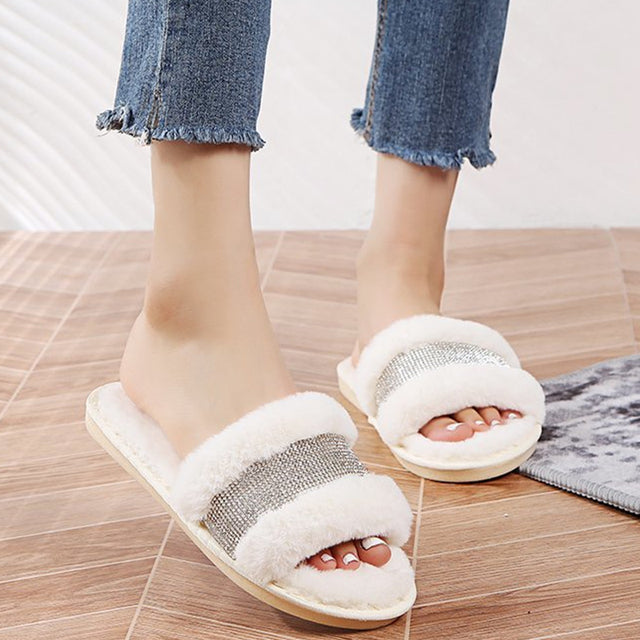 Faux Fur Fashion Warm Shoes - bankshayes40