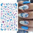 Nail Stickers Black Heart Love - bankshayes40