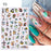 Nail Stickers Black Heart Love - bankshayes40