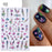 Nail Stickers Black Heart Love - bankshayes40