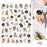 Nail Stickers Black Heart Love - bankshayes40