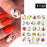 Nail Stickers Black Heart Love - bankshayes40