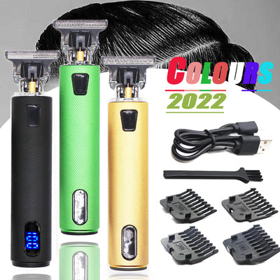 Professional LCD Display Electric Hair Clipper - bankshayes40