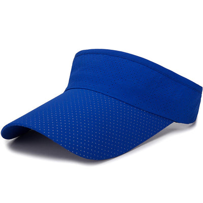 Summer Breathable Air Sun Hats Men Women Adjustable Visor UV Protection Top Empty Solid Sports Tennis Golf Running Sunscreen Cap - bankshayes40